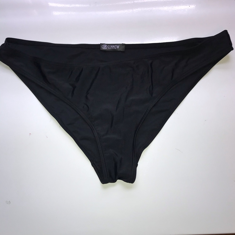 Black Bikini Swim Bottoms